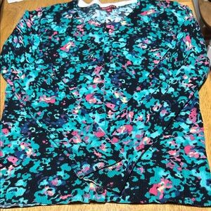 Merona Multicolor Button-Up Cardigan